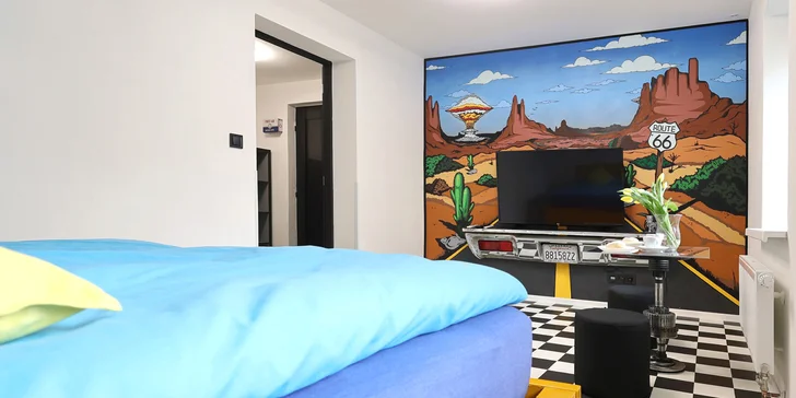 Originálny autoapartmán na Pálave: miestne víno a hydromasážna vaňa na izbe