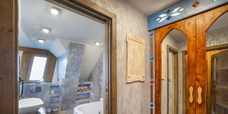 Peklo Čertovina - Kocourkov: nový luxusný VIP apartmán s vírivou vaňou, polpenzia, herňa aj animačný program