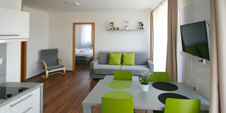 Do Lednice v páre alebo s rodinou: luxusné apartmány neďaleko zámku a kúpeľov