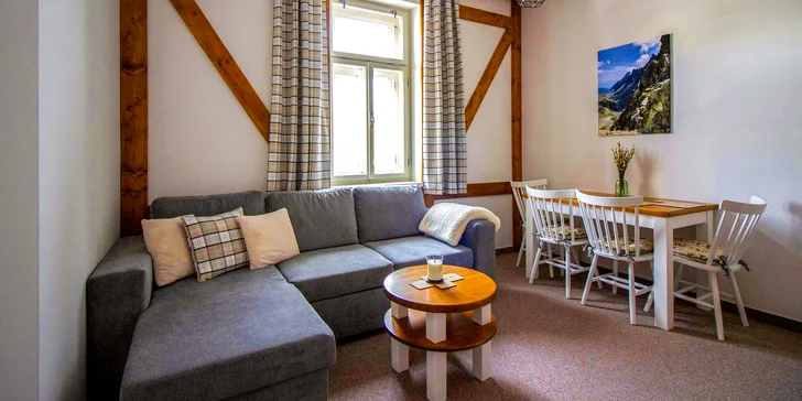 Dovolenka nabitá zážitkami: pobyt pre 2-4 osoby v luxusnom apartmáne s výhľadom na Tatry