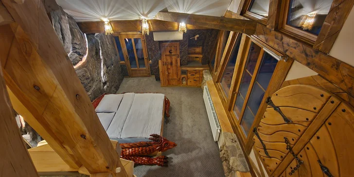 Peklo Čertovina - Kocourkov: nový luxusný VIP apartmán s vírivou vaňou, polpenzia, herňa aj animačný program