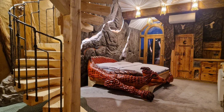 Peklo Čertovina - Kocourkov: nový luxusný VIP apartmán s vírivou vaňou, polpenzia, herňa aj animačný program