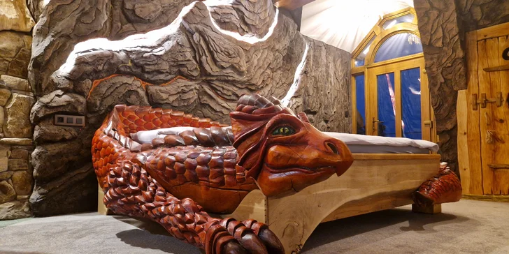 Peklo Čertovina - Kocourkov: nový luxusný VIP apartmán s vírivou vaňou, polpenzia, herňa aj animačný program