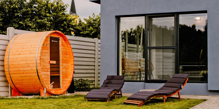 Apartmánový domček so saunou a vírivkou v Šoporni