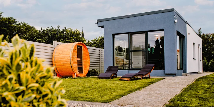 Apartmánový domček so saunou a vírivkou v Šoporni