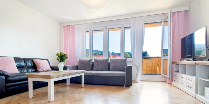 Krásne vybavený apartmán neďaleko Lysé hory až pre 5 osôb