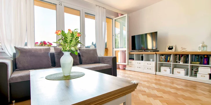 Krásne vybavený apartmán neďaleko Lysé hory až pre 5 osôb