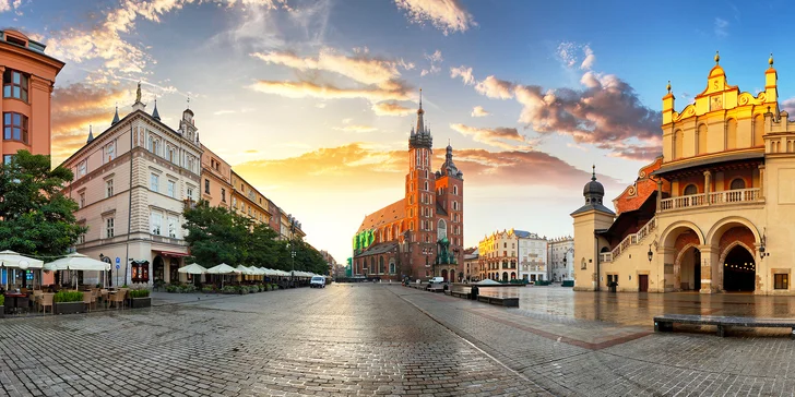 Romantický pobyt pre dvoch v Krakove: boutique hotel s raňajkami