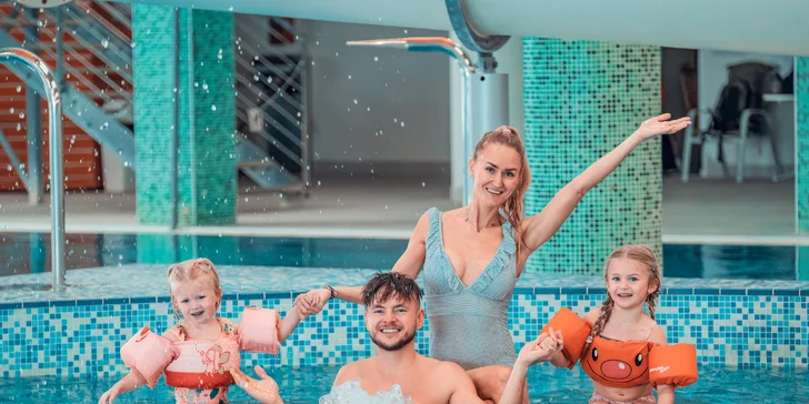 Wellness hotel na Lipně: raňajky a neobmedzene aquapark a saunový svet