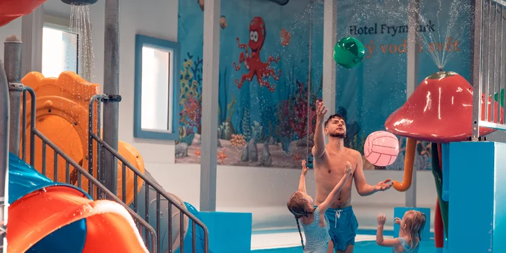 Wellness hotel na Lipně: raňajky a neobmedzene aquapark a saunový svet