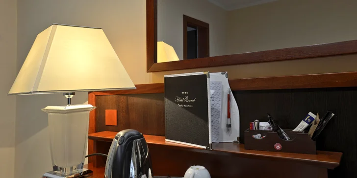 Historický hotel priamo v centre Českého Krumlova: raňajky alebo polpenzia a fľaša sektu