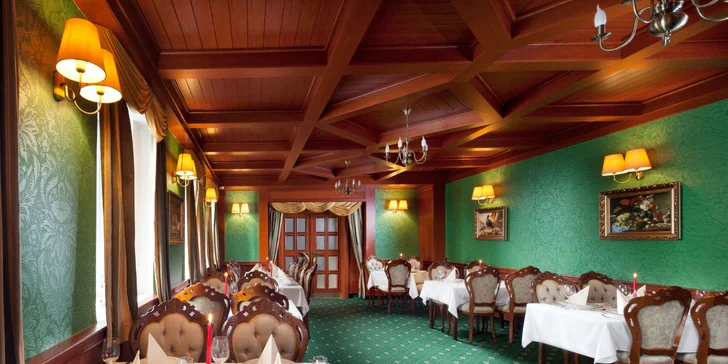 Pobyt v luxusnom rezorte v Mariánskych Lázňach: jedlo, wellness a až 16 procedúr