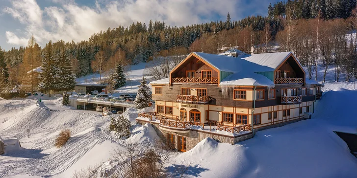Parádny pobyt v horskom hoteli v Špindlerovom Mlyne s wellness aj polpenziou