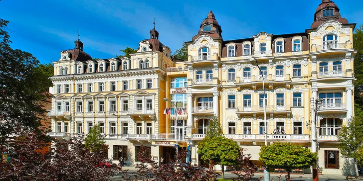Pobyt v Mariánskych Lázňach: až 16 kúpeľných procedúr, wellness a polpenzia či plná penzia