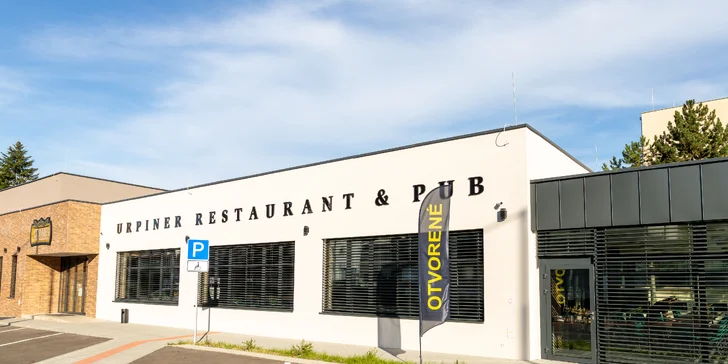 Trojchodové menu alebo kávička s tiramisu v Urpiner restaurant & pub v Banskej Bystrici