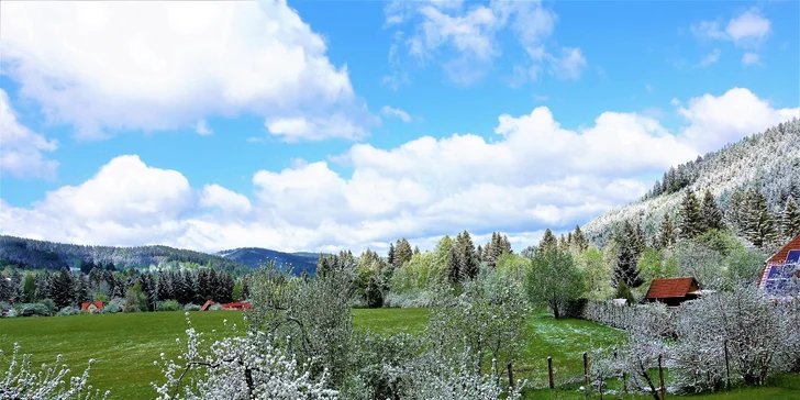 Pobyt v Beskydách až pre 6 osôb: trojizbové apartmány, záhrada s posedením