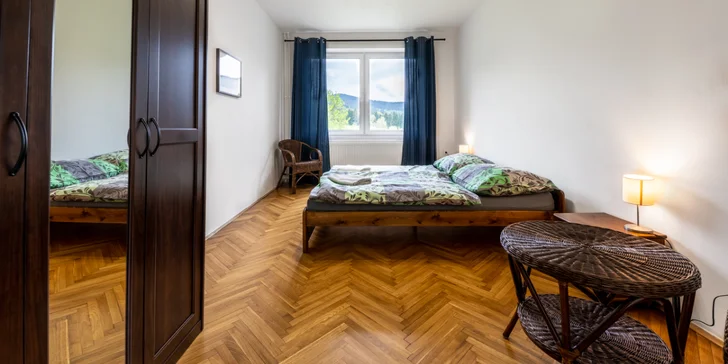 Pobyt v Beskydách až pre 6 osôb: trojizbové apartmány, záhrada s posedením
