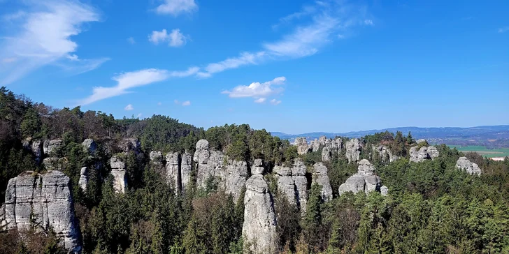Apartmány v Českom raji: krásne ubytovanie, slávne skalné mestá, Trosky aj Kost na dosah
