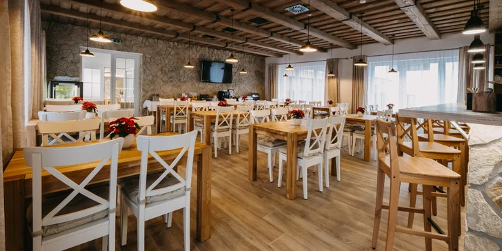 Relax na Vysočine: pobyt s raňajkami alebo polpenziou aj masážnou vaňou alebo privátnym wellness