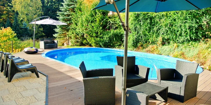 Aktívna dovolenka v Krkonošiach: rodinný penzión s raňajkami alebo polpenziou, wellness, zľava na športy