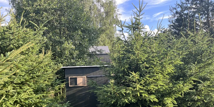 Pobyt v modernom a útulnom posede na Vysočine: vonkajšie ohnisko, kuchynka aj plnohodnotná kúpeľňa