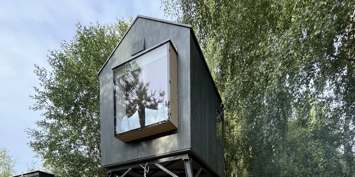 Pobyt v modernom a útulnom posede na Vysočine: vonkajšie ohnisko, kuchynka aj plnohodnotná kúpeľňa