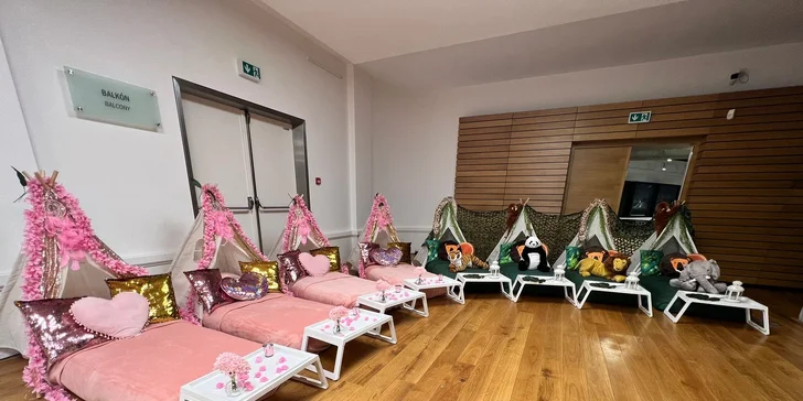 TeePee stan aj filmové plátno na párty či detskú oslavu