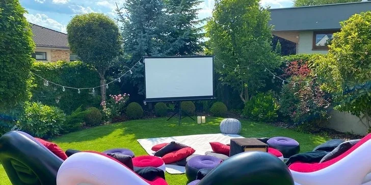 TeePee stan aj filmové plátno na párty či detskú oslavu