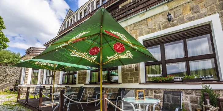 Oddych uprostred Harrachova: ubytovanie, polpenzia a neobmedzený vstup do wellness