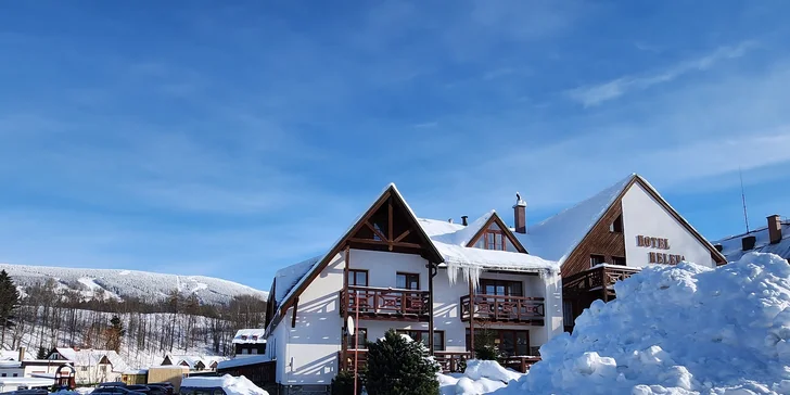 Pobyt v Krkonošiach pre páry aj rodiny: polpenzia, sauna aj športy