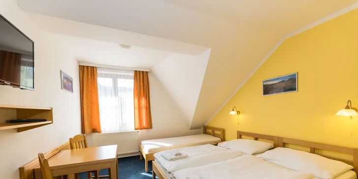 Pobyt v Krkonošiach pre páry aj rodiny: polpenzia, sauna aj športy