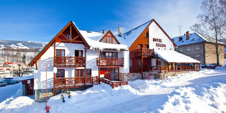 Pobyt v Krkonošiach pre páry aj rodiny: polpenzia, sauna aj športy