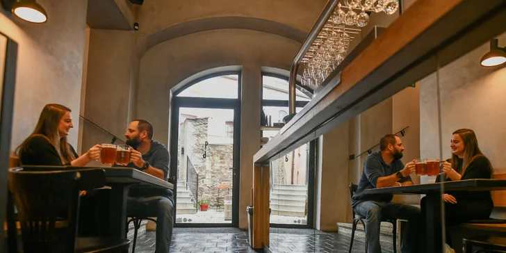 Pobyt v Pivovare Prachatice s raňajkami a degustáciou štyroch pivných vzoriek