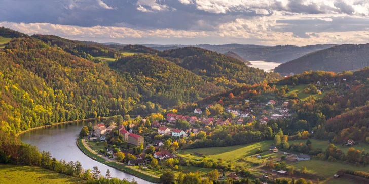 Pohodový pobyt s raňajkami alebo polpenziou v strednom Povltaví