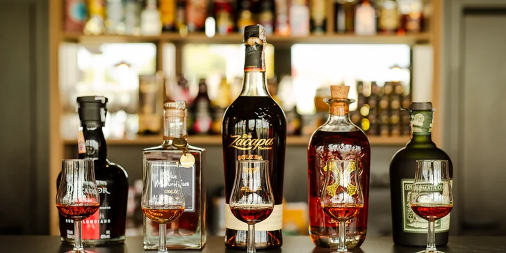 Degustácia kvalitných rumov z celého sveta pre 1 alebo 2 osoby