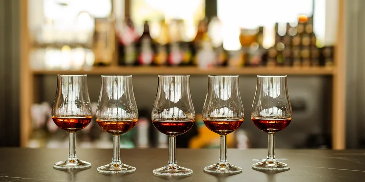 Degustácia kvalitných rumov z celého sveta pre 1 alebo 2 osoby
