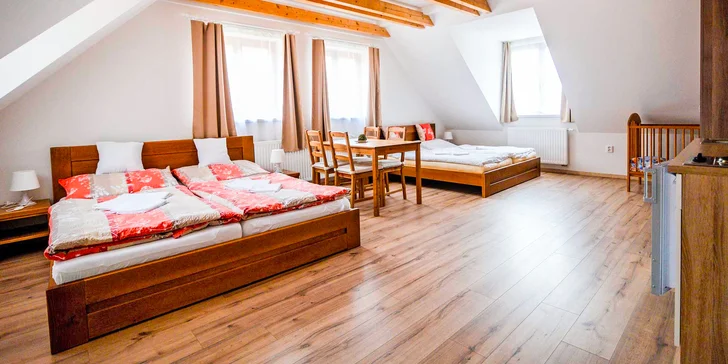 Pobyt v modernom apartmáne v Českom Krumlove až pre 5 osôb