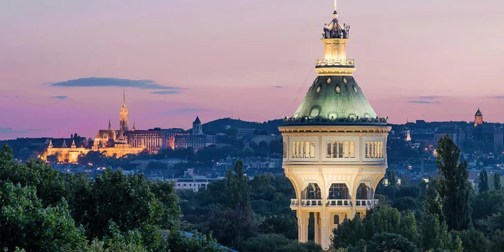 Báječná dovolenka v 4* hoteli v centre Budapešti: hotel na Margitinom ostrove, jedlo aj wellness