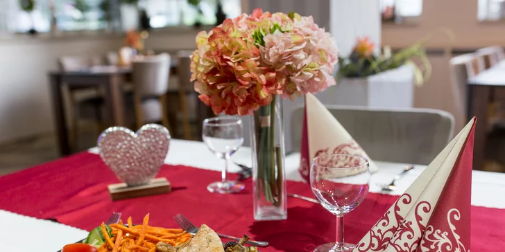 3-chodové menu pre dve osoby v útulnom penzióne SET