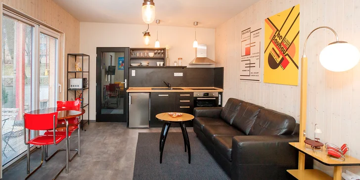 Moderné apartmány na pokojnom okraji Svitáv: raňajky aj silvestrovský balíček