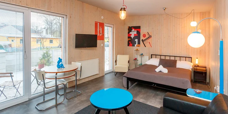 Moderné apartmány na pokojnom okraji Svitáv: raňajky aj silvestrovský balíček