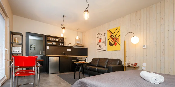 Moderné apartmány na pokojnom okraji Svitáv: raňajky aj silvestrovský balíček