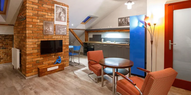 Pobyt v Lanškroune pod Orlickými horami: 7 dizajnových apartmánov a raňajky