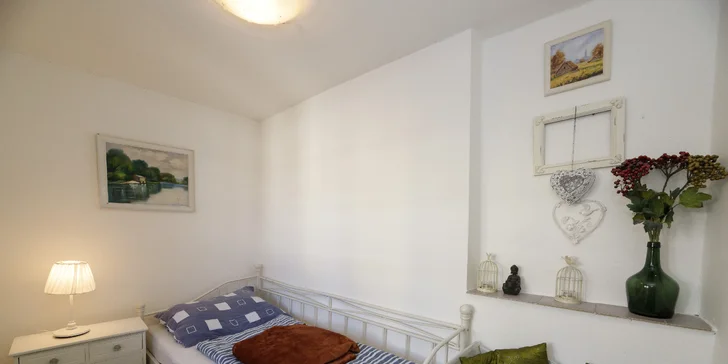 Apartmány v srdci Třebone až pre 4 osoby: výhľad na Zlatú stoku, vstup do Múzea marcipánu