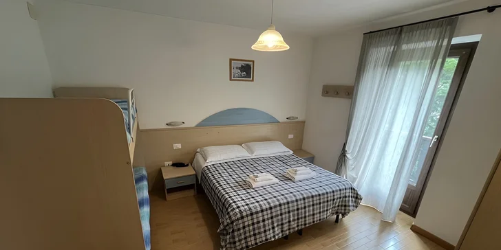 Talianske Alpy: horský hotel s polpenziou a turistickou kartou až pre 9 osôb