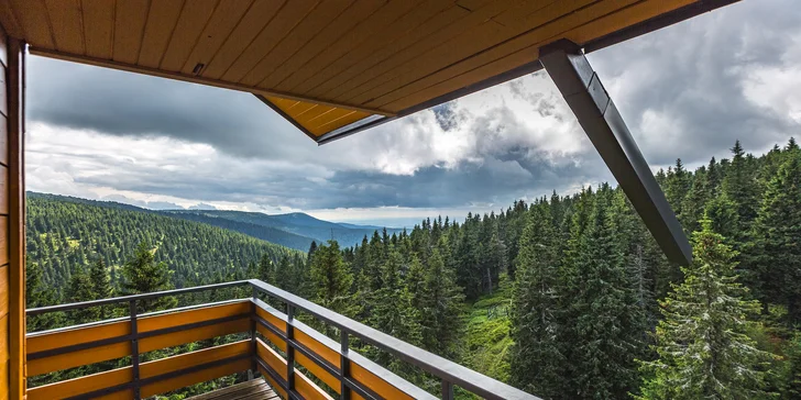 Ubytovanie v hoteli pod vrcholom Pradědu: raňajky alebo polpenzia aj wellness