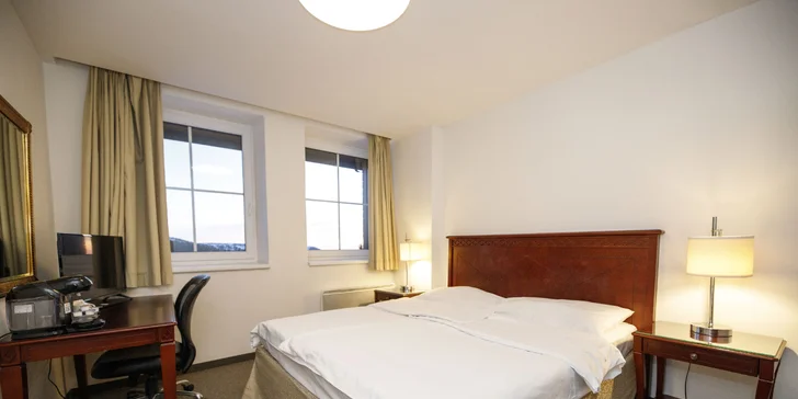 Ubytovanie v hoteli pod vrcholom Pradědu: raňajky alebo polpenzia aj wellness