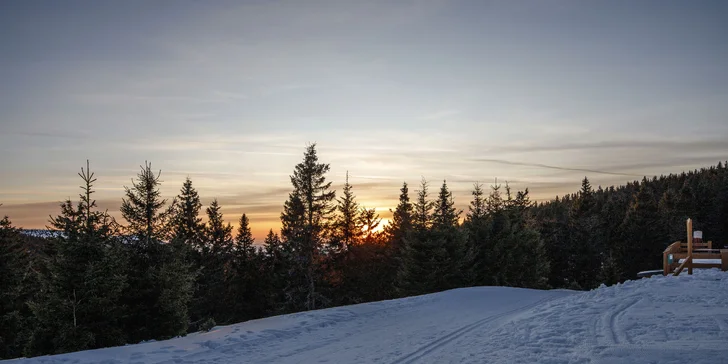 Ubytovanie v hoteli pod vrcholom Pradědu: raňajky alebo polpenzia aj wellness