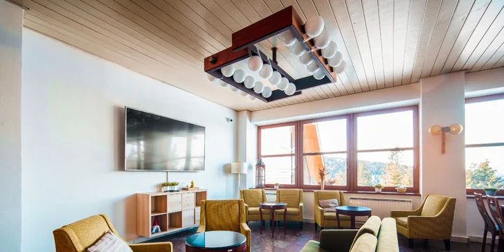 Ubytovanie v hoteli pod vrcholom Pradědu: raňajky alebo polpenzia aj wellness