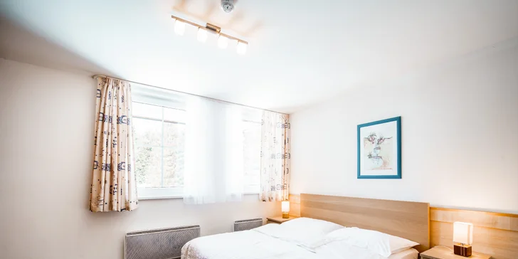 Ubytovanie v hoteli pod vrcholom Pradědu: raňajky alebo polpenzia aj wellness